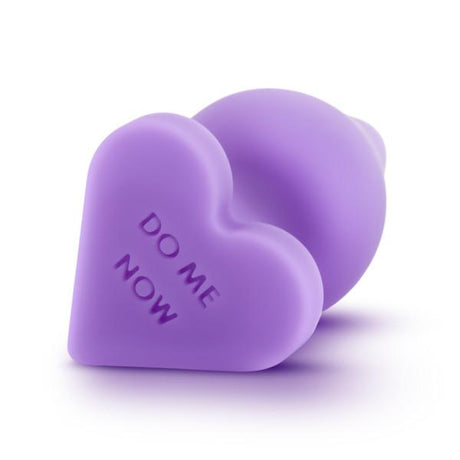 Naughty Candy Heart Do Me Now Purple Intimates Adult Boutique