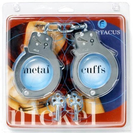 Nickle Single Lock Handcuffs Intimates Adult Boutique
