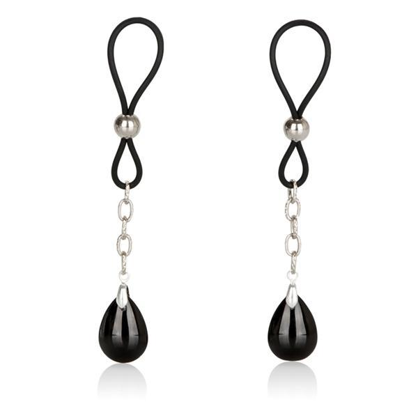 Nipple Play Non Piercing Nipple Jewelry Onyx California Exotic Novelties Fetish
