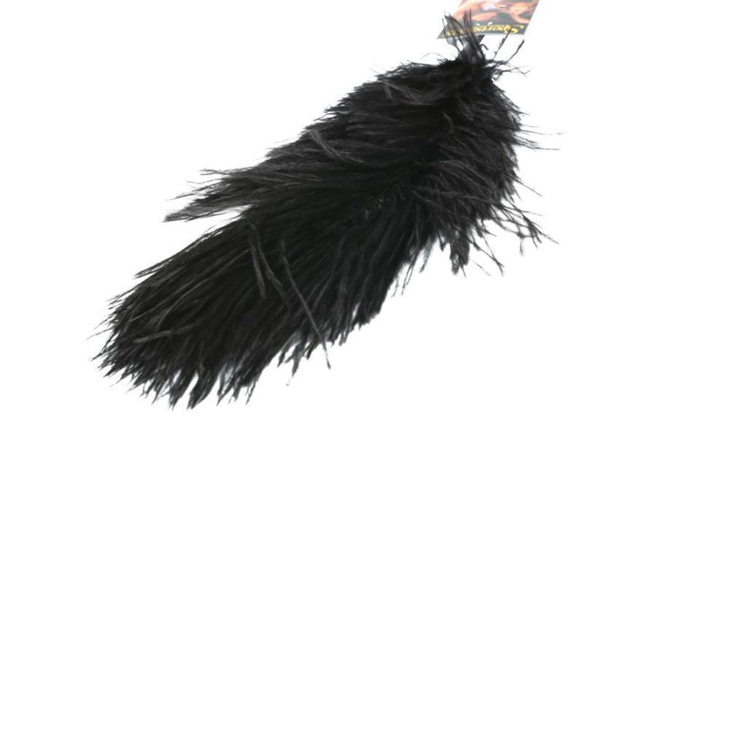 Ostrich Feather Black Sport Sheets Fetish