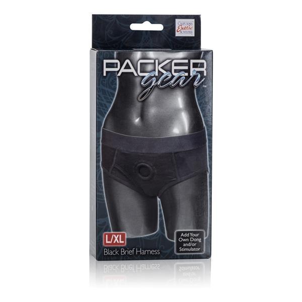 Packer Gear Black Brief Harness L-xl California Exotic Novelties Accessories