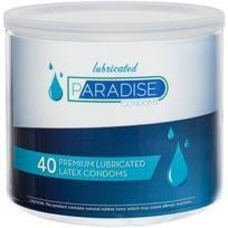 Paradise Slim Fit Condoms 40pc Bowl Intimates Adult Boutique