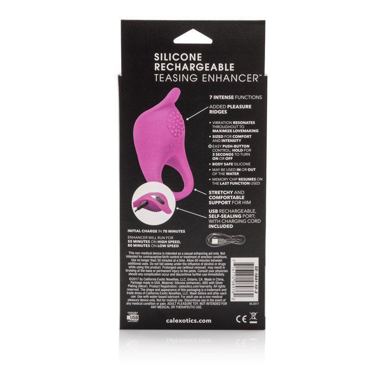 Passion Enhancer Silicone Rechargeable Pink Intimates Adult Boutique