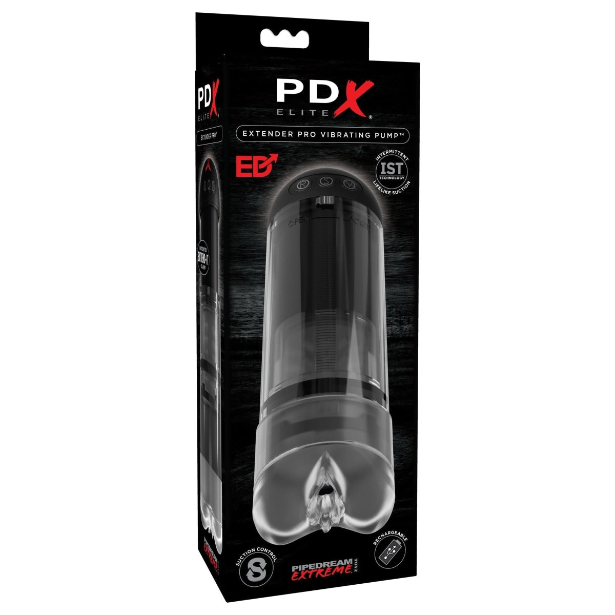 Pdx Elite Extender Pro Pump Vibrating Intimates Adult Boutique