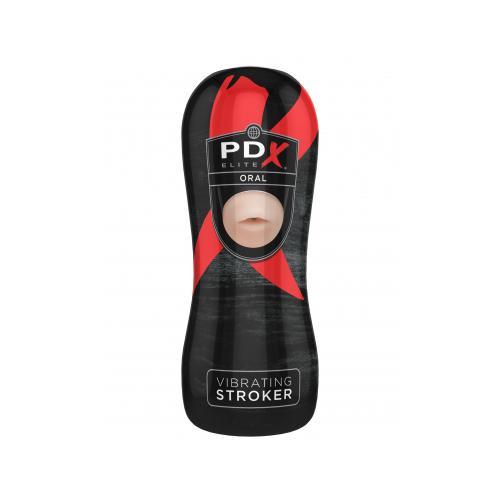 Pdx Elite Vibrating Oral Stroker Pipedream Products Sextoys for Men