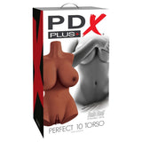 Pdx Plus Perfect 10 Torso Masturbator Brown Intimates Adult Boutique