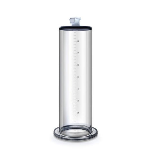 Performance 9 In X 2.25 In Penis Pump Cylinder Clear Blush Novelties Sextoys for Men