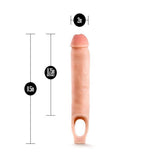 Performance Plus 11.5in Silicone Cock Sheath Penis Extender Vanilla Intimates Adult Boutique