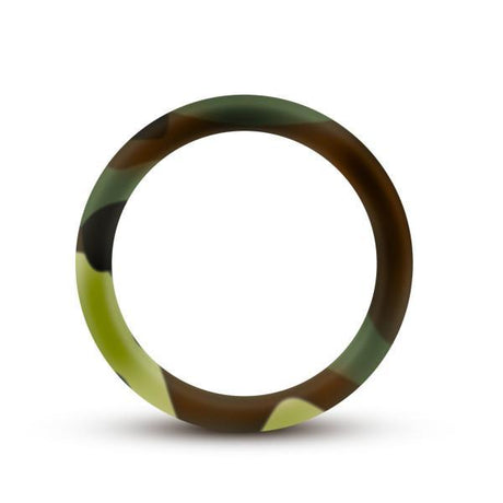 Performance Silicone Camo Cock Ring Green Camoflauge Intimates Adult Boutique