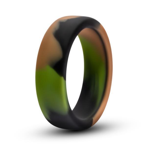 Performance Silicone Camo Cock Ring Green Camoflauge Blush Novelties Sextoys for Men
