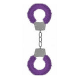 Pleasure Handcuffs Furry Purple Intimates Adult Boutique