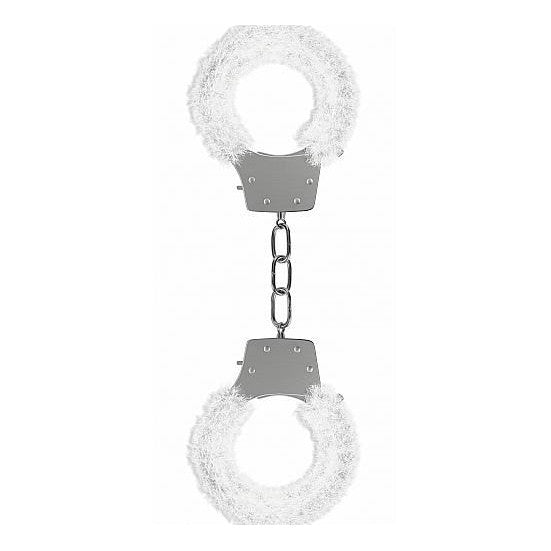 Pleasure Handcuffs Furry White Intimates Adult Boutique