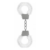 Pleasure Handcuffs Furry White Intimates Adult Boutique