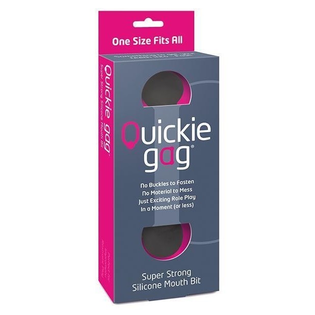 Quickie Bit Gag Black Intimates Adult Boutique