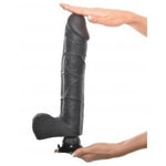 Real Feel Deluxe #12 Black 12in Pipedream Products Sextoys for Women