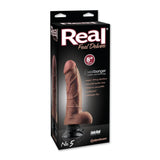 Real Feel Deluxe #5 Brown 8in Intimates Adult Boutique