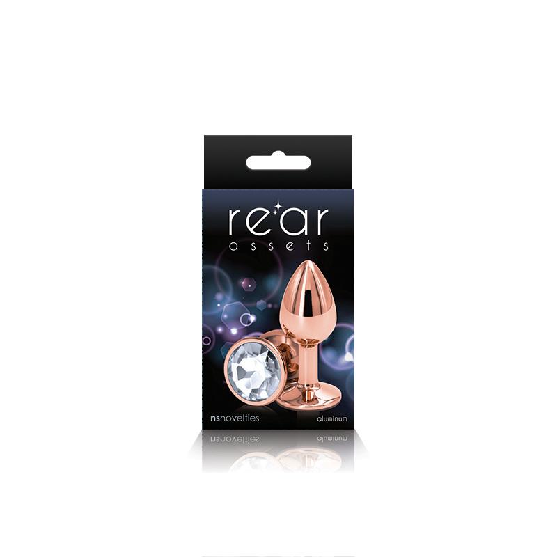 Rear Assets Rose Gold Small Clear Intimates Adult Boutique