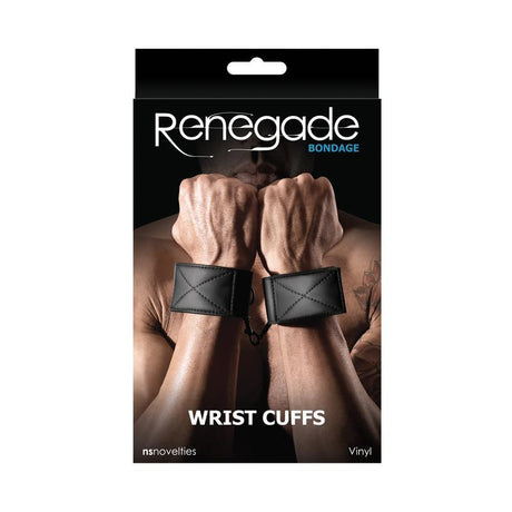 Renegade Bondage Wrist Cuff Black Intimates Adult Boutique