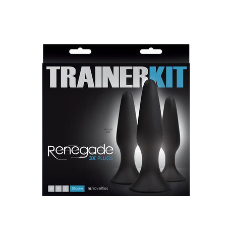 Renegade Sliders 3pc Trainer Kit Black Intimates Adult Boutique