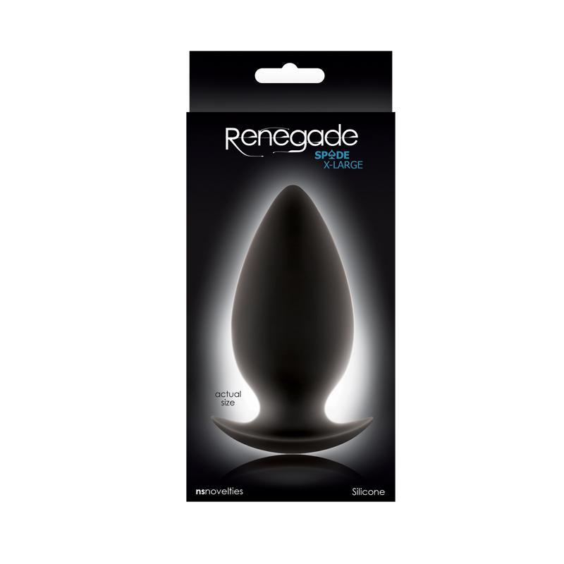 Renegade Spades X-large Black Intimates Adult Boutique