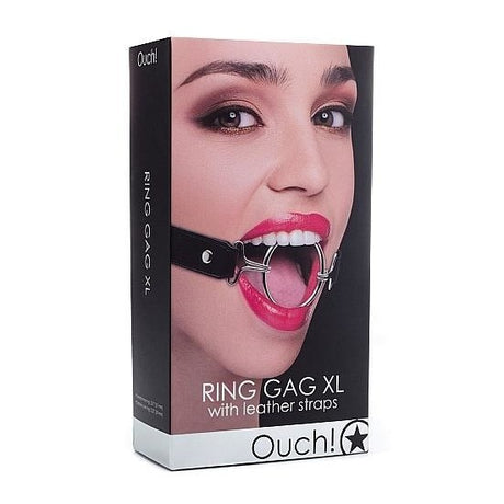 Ring Gag Xl Black Intimates Adult Boutique