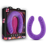 Ruse 18 Silicone Slim Double Dong Purple Intimates Adult Boutique