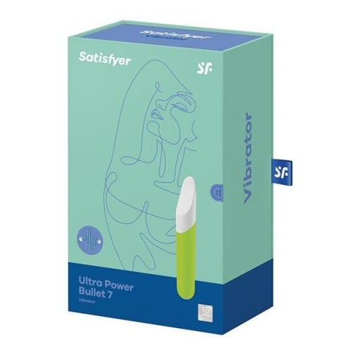 Satisfyer Ultra Power Bullet 7 Glider Green Intimates Adult Boutique