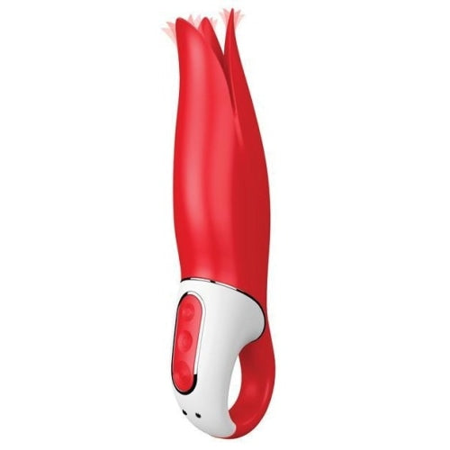Satisfyer Vibes Power Flower Red Intimates Adult Boutique