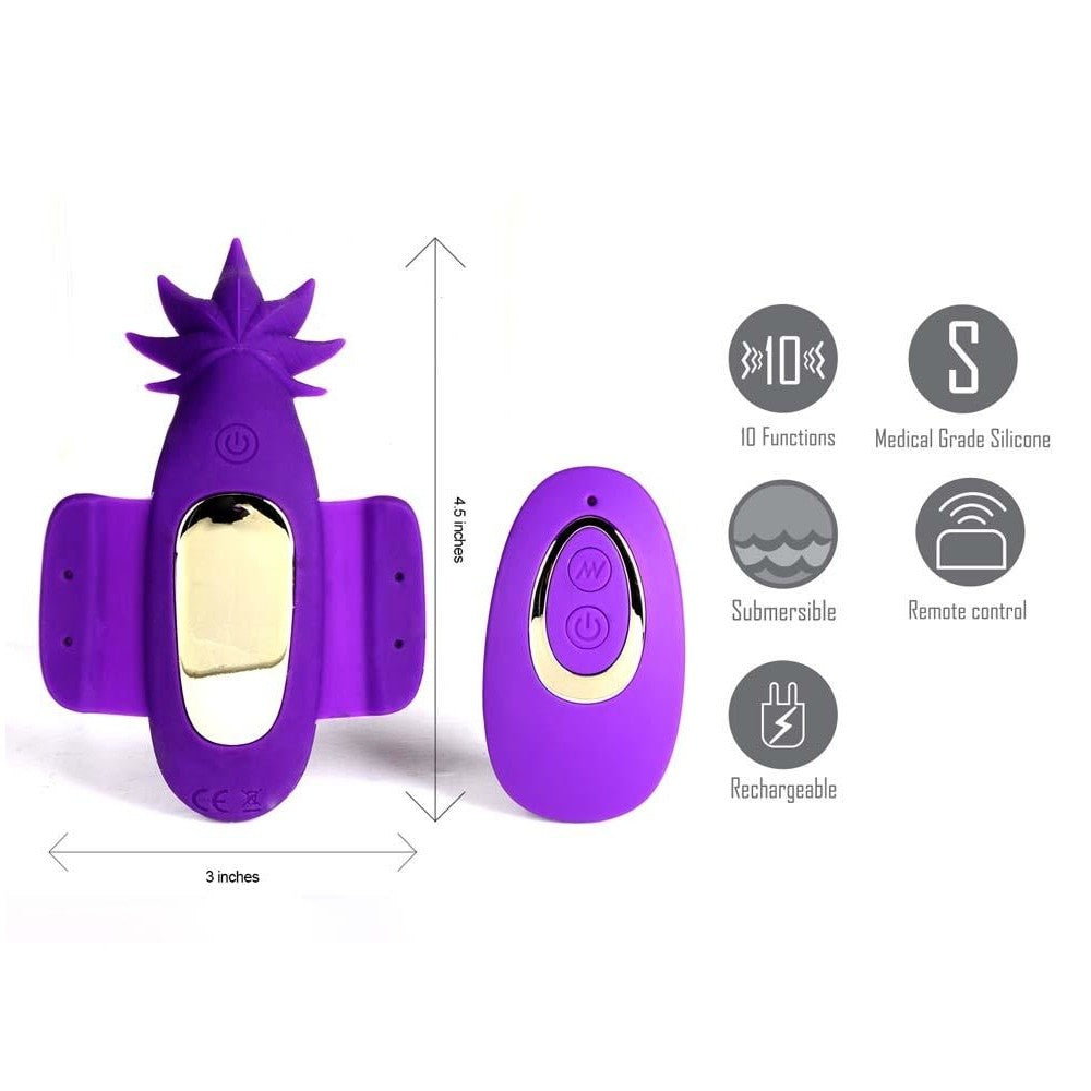 Sativa Remote Control Panty Teaser Purple Intimates Adult Boutique
