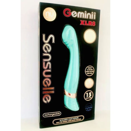 Sensuelle Geminii Xlr8 Electric Blue Intimates Adult Boutique