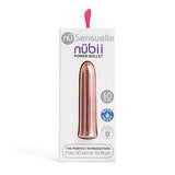 Sensuelle Nubii Bullet Rose Gold Intimates Adult Boutique
