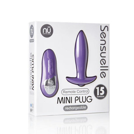Sensuelle R-c Mini Plug Purple Intimates Adult Boutique