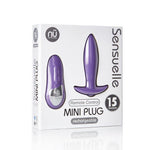 Sensuelle R-c Mini Plug Purple Nu Sensuelle Anal Toys