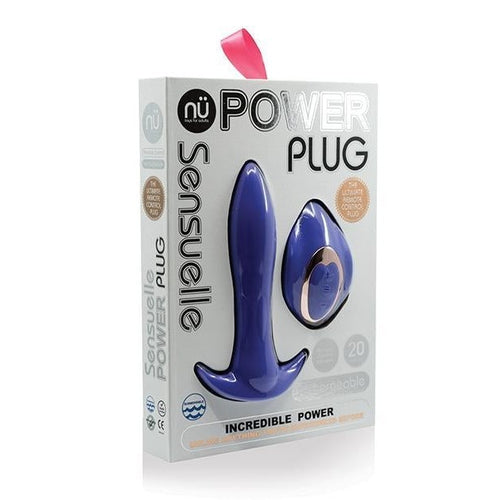 Sensuelle R-c Power Plug Ultra Violet Nu Sensuelle Anal Toys
