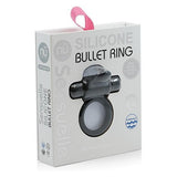 Sensuelle Silicone Bullet Ring Black Intimates Adult Boutique