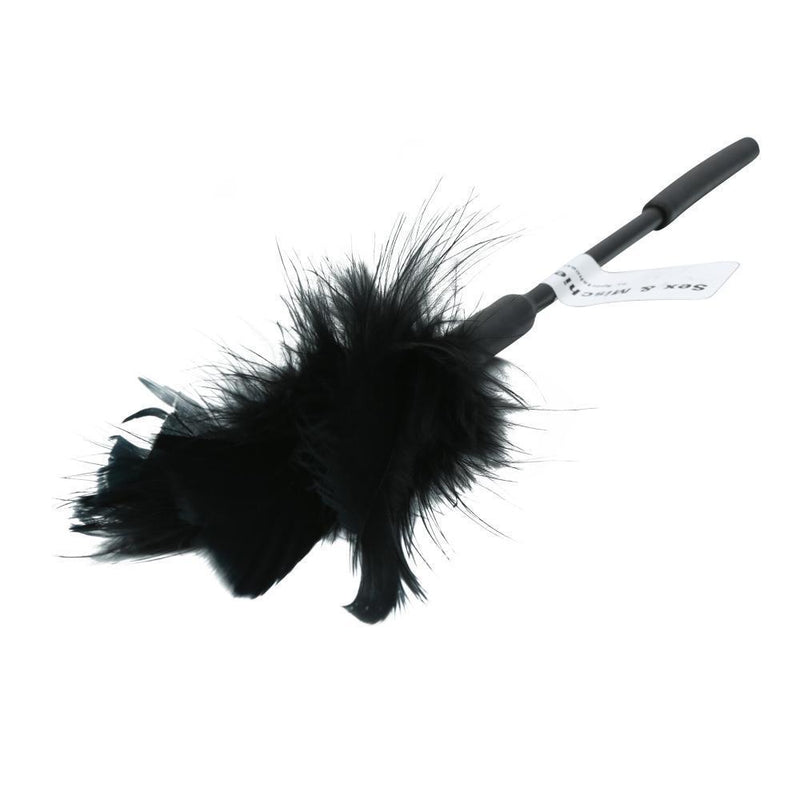 Sex & Mischief Feather Tickler 7in Black Sport Sheets Fetish