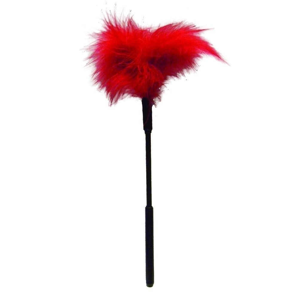 Sex & Mischief Feather Tickler 7in Red Intimates Adult Boutique