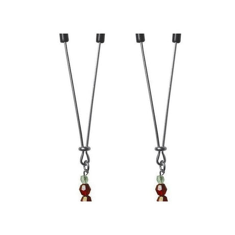 Sex & Mischief Nipple Clips Ruby Black Intimates Adult Boutique