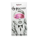 Sex & Mischief Satin Hot Pink Blindfold Intimates Adult Boutique