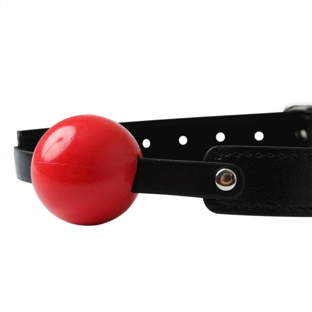 Sex & Mischief Solid Red Ball Gag Intimates Adult Boutique