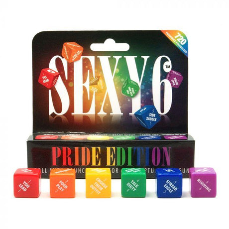 Sexy 6 Dice Pride Edition Intimates Adult Boutique