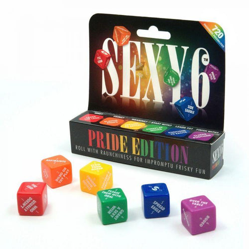 Sexy 6 Dice Pride Edition Creative Conceptions Gag Gifts