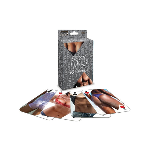Sexy Girls & Guys Playing Cards Little Genie X-rated Adult Games