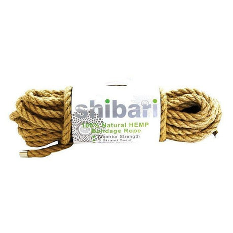 Shibari Natural Hemp Bondage Rope 10 Meters Intimates Adult Boutique