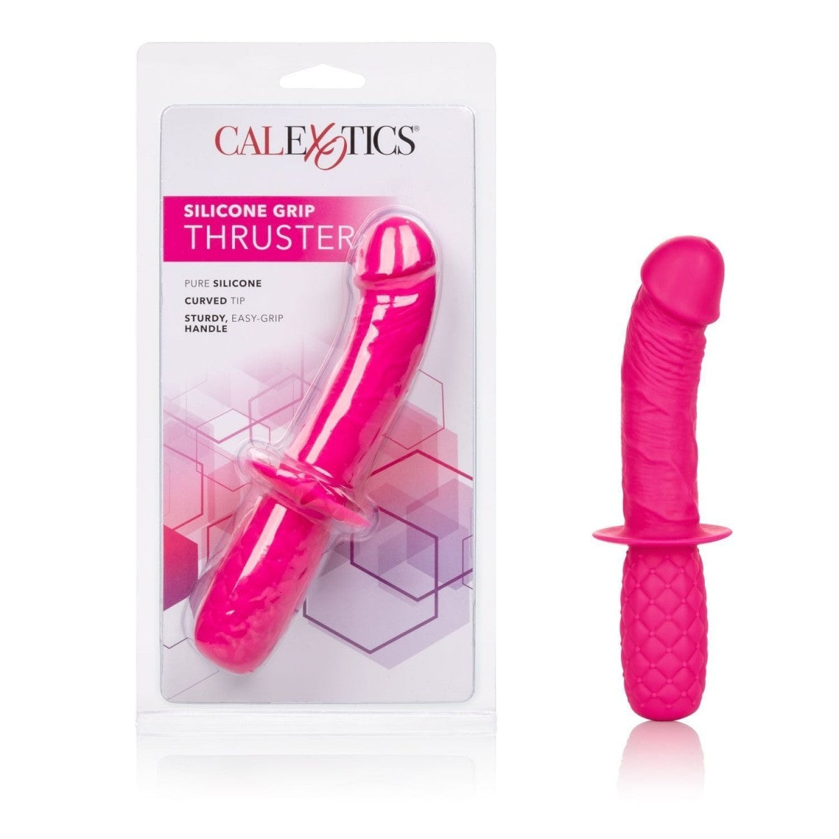 Silicone Grip Thruster Pink Intimates Adult Boutique