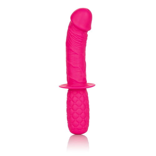 Silicone Grip Thruster Pink California Exotic Novelties Dildos