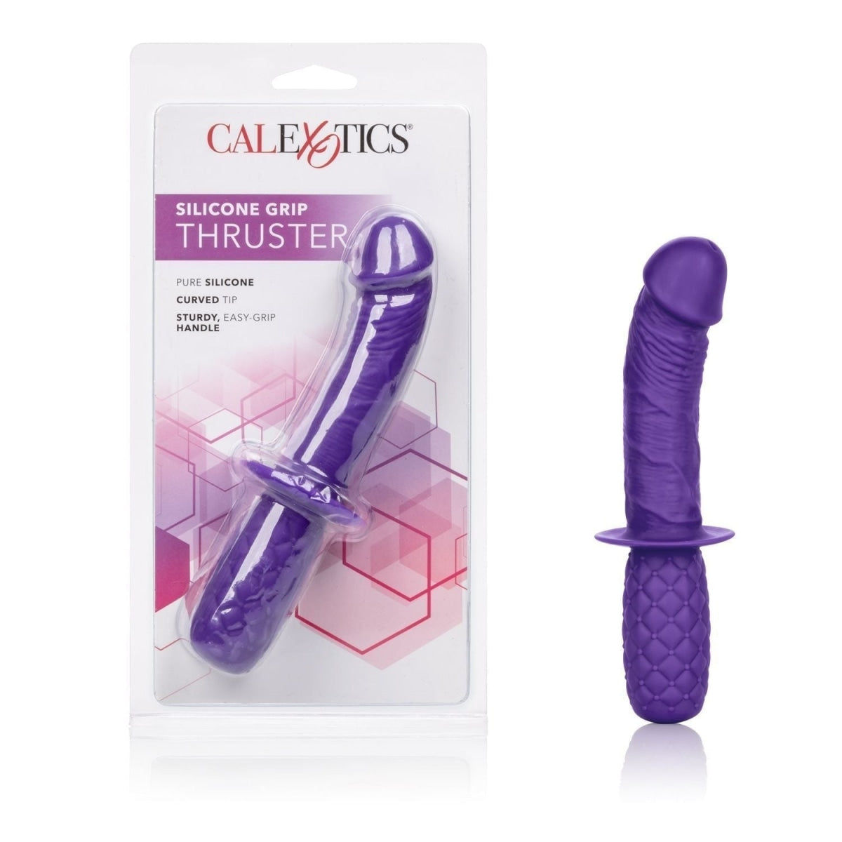Silicone Grip Thruster Purple Intimates Adult Boutique