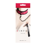 Sinful 2in Collar Pink NS Novelties Fetish