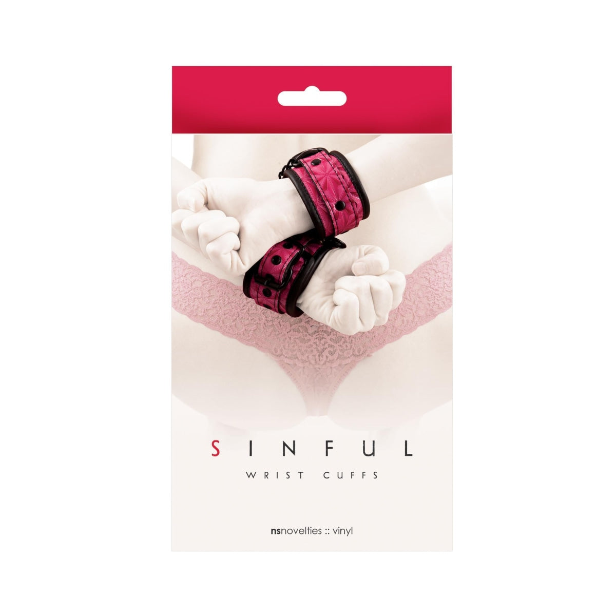 Sinful Wrist Cuffs Pink Intimates Adult Boutique