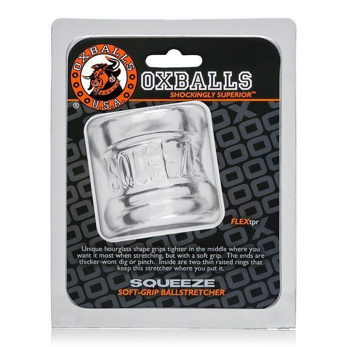 Squeeze Ball Stretcher Oxballs Clear Intimates Adult Boutique